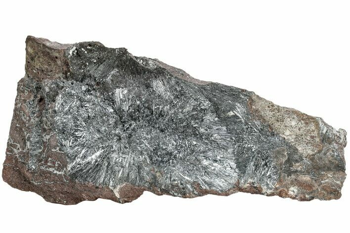 Metallic, Needle-Like Pyrolusite Crystals - Morocco #220643